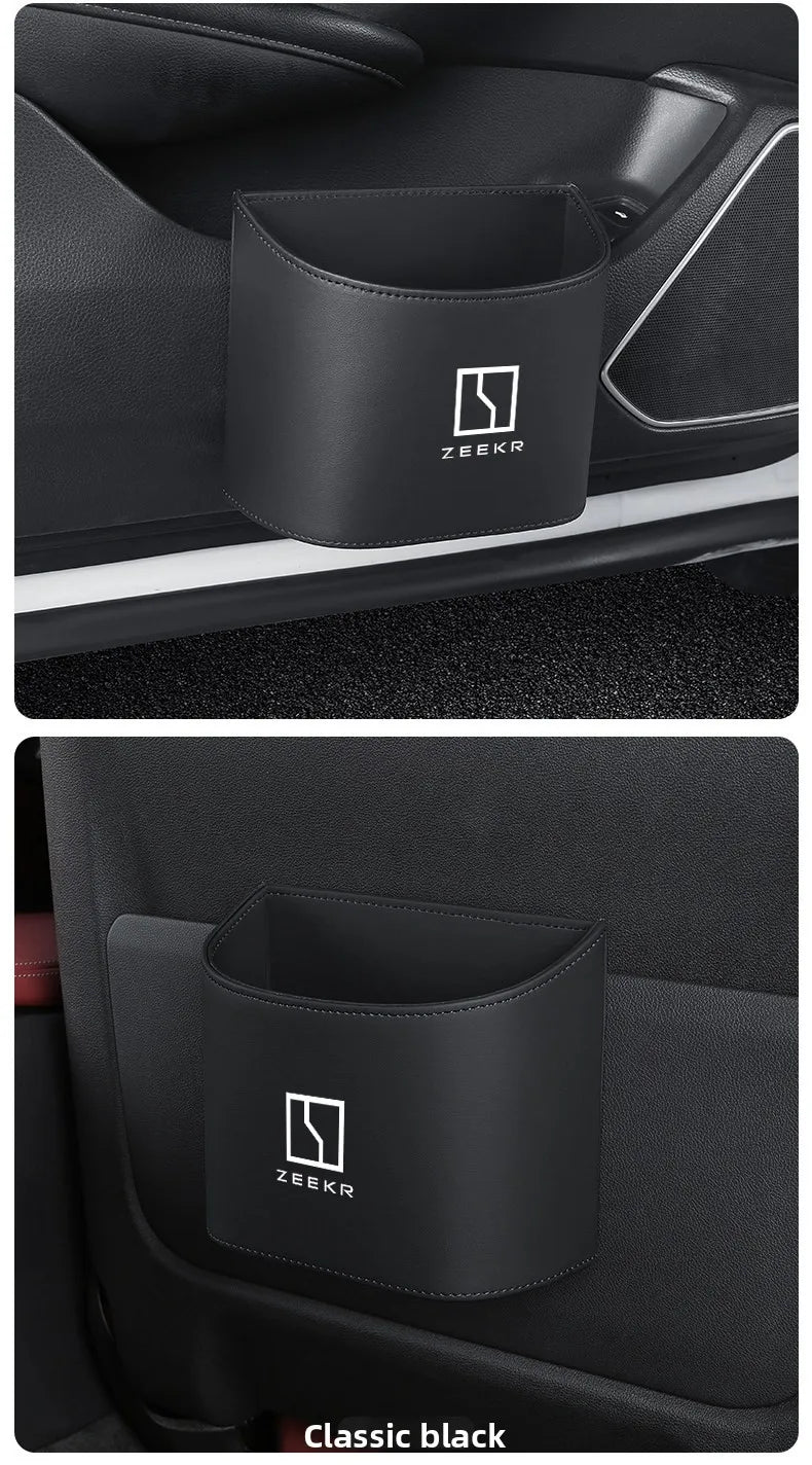 Suitable for ZEEKR 007gt 7X Zeekr 001 009 mix zeekr 9x car garbage bin storage box, car door water cup holder