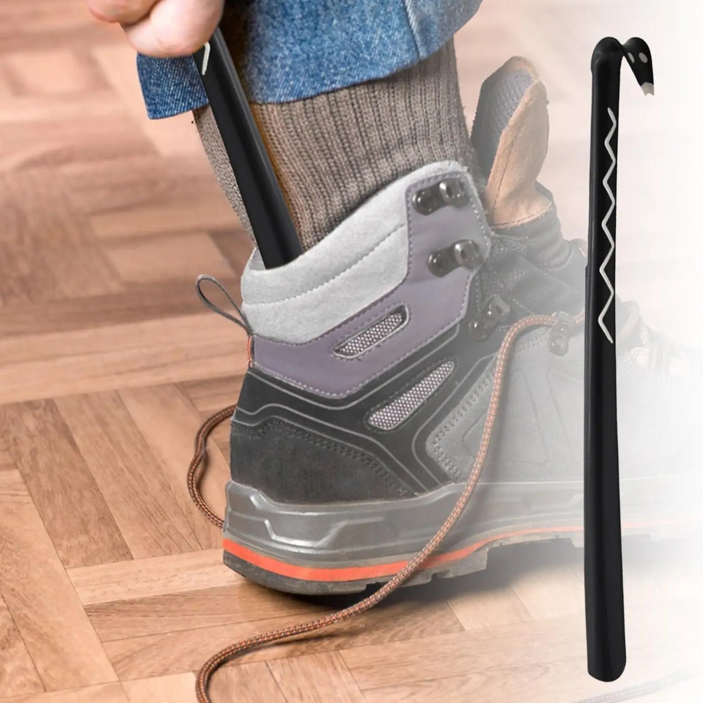Shoe Horn For Seniors Long Shoe Horn Shoehorn With Comfort Grip Lazy Wear Helper Boot Lifter Shoehorns Accessories