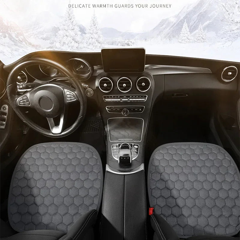 Cushion Thickened Warm Front Single Seat Square Cushion Rear Row Long Cushion Car Seat Cover Seat Covers for Cars Full Set Jdm