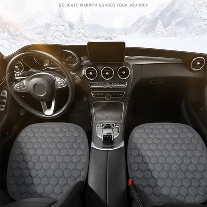 Cushion Thickened Warm Front Single Seat Square Cushion Rear Row Long Cushion Car Seat Cover Seat Covers for Cars Full Set Jdm