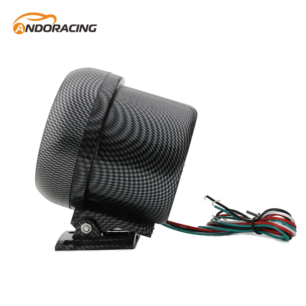 12V Tachometer Gauge 3.75'' Car Universal Black Tachometer Gauge 7color Inter Shift Light 0-8000 RPM Fit 4 6 8 Cylinder