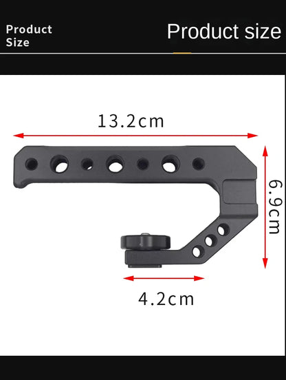 DSLR Camera Top Handle Grip Mirrorless Smallrig Camera Cold Shoe Adapter Mount Hand Held Stabilizer Camera Accessory Top Handle