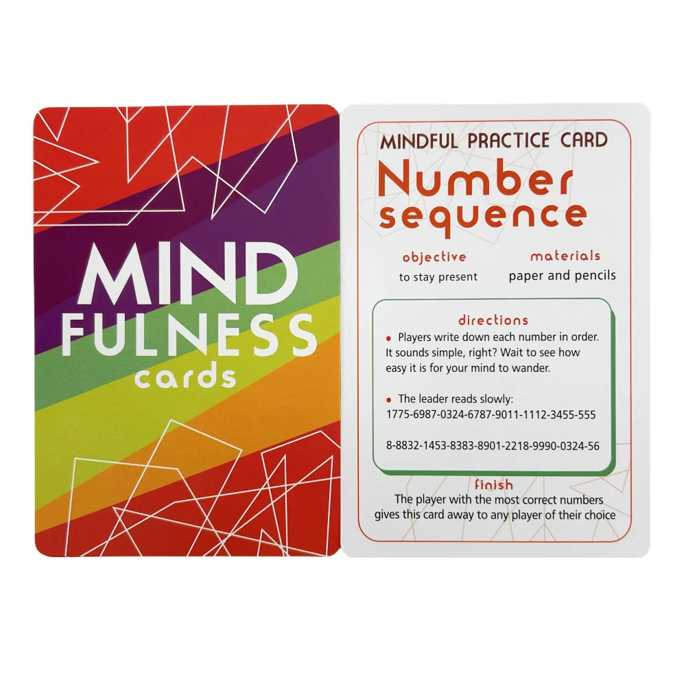 The Mind Fulness Game Cards Puzzle Board Game Team Experience Interactive Game - The Mind Game Wholesale