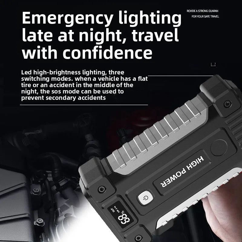 SUKIN Super Capacitor Jump Starter for Car 12V Instant Start Portable Emergency Power Supply for Automotive Battery Dead Cell