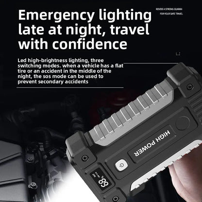 SUKIN Super Capacitor Jump Starter for Car 12V Instant Start Portable Emergency Power Supply for Automotive Battery Dead Cell