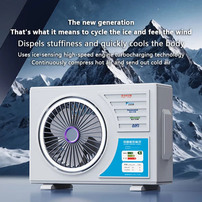 Lenovo Air-conditional Rechargeable Table Fan Portable Small Fan For Student Dormitory Computer Summer Gadget Home Desk Office