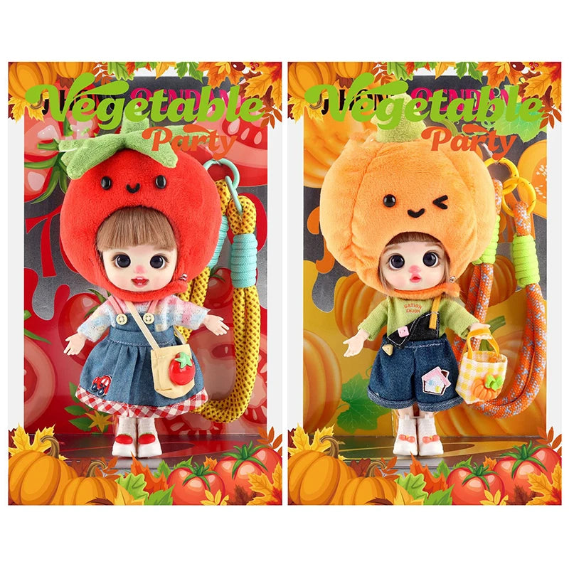 Trendy Toy Doll OB11 Lion Dance Doll Chinese Style Girl Doll Clothes Set for Chinese New Year  Spring Festival Gift Festival BJD
