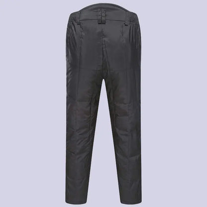 Men White Duck Down Pants Waterproof Winter Windproof Pant Man Run Sports Fitness Trousers Warm Breathable Male Pants