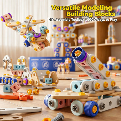 DIY Assembly Engineering Playset for Kids 215/171/147/144/123 Pieces Screwdriver Pretend Game Repair Tool Set STEM Toys for Boys