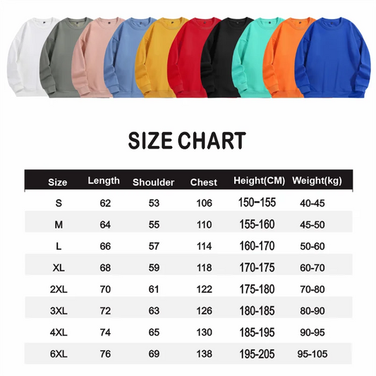 Customized Thick Winter Loose Sports Shirt With Printed Embroidery LOGO Round Neck Hoodie Personal Company Work Uniform