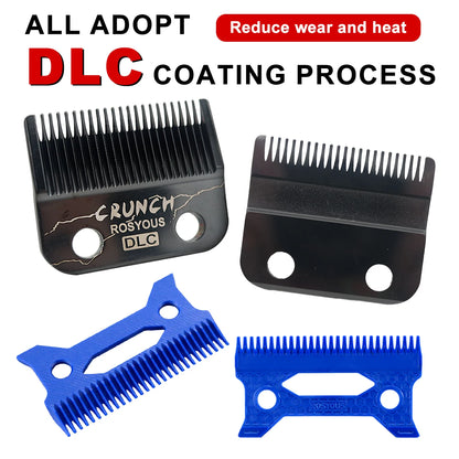 For JUCAI JC06 8148 V003 R66 M10 Madeshow Wmark VGR ROSYOUS Hair Clipper Accessories Replacement Zircon Blade CRUNCH DLC Blade