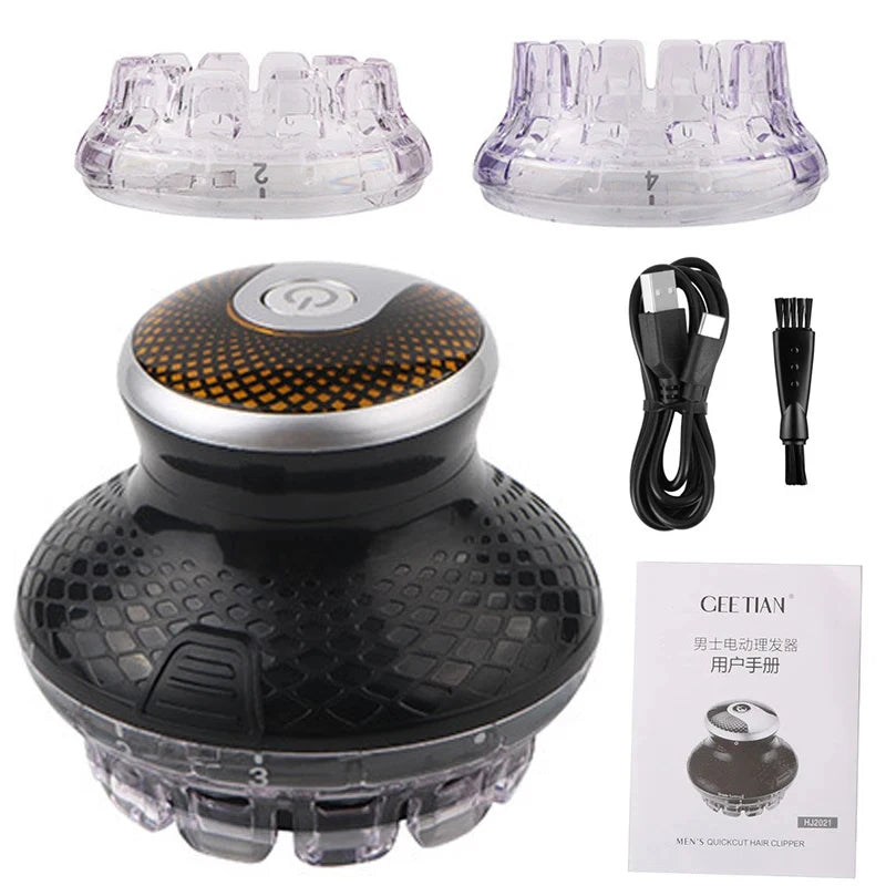 Hair trimmer UFO Electric Even Cut Rotary Hair Trimmer For Men Washable Rechargeable Hair Clipper Self-Haircut Shortcut Kit For