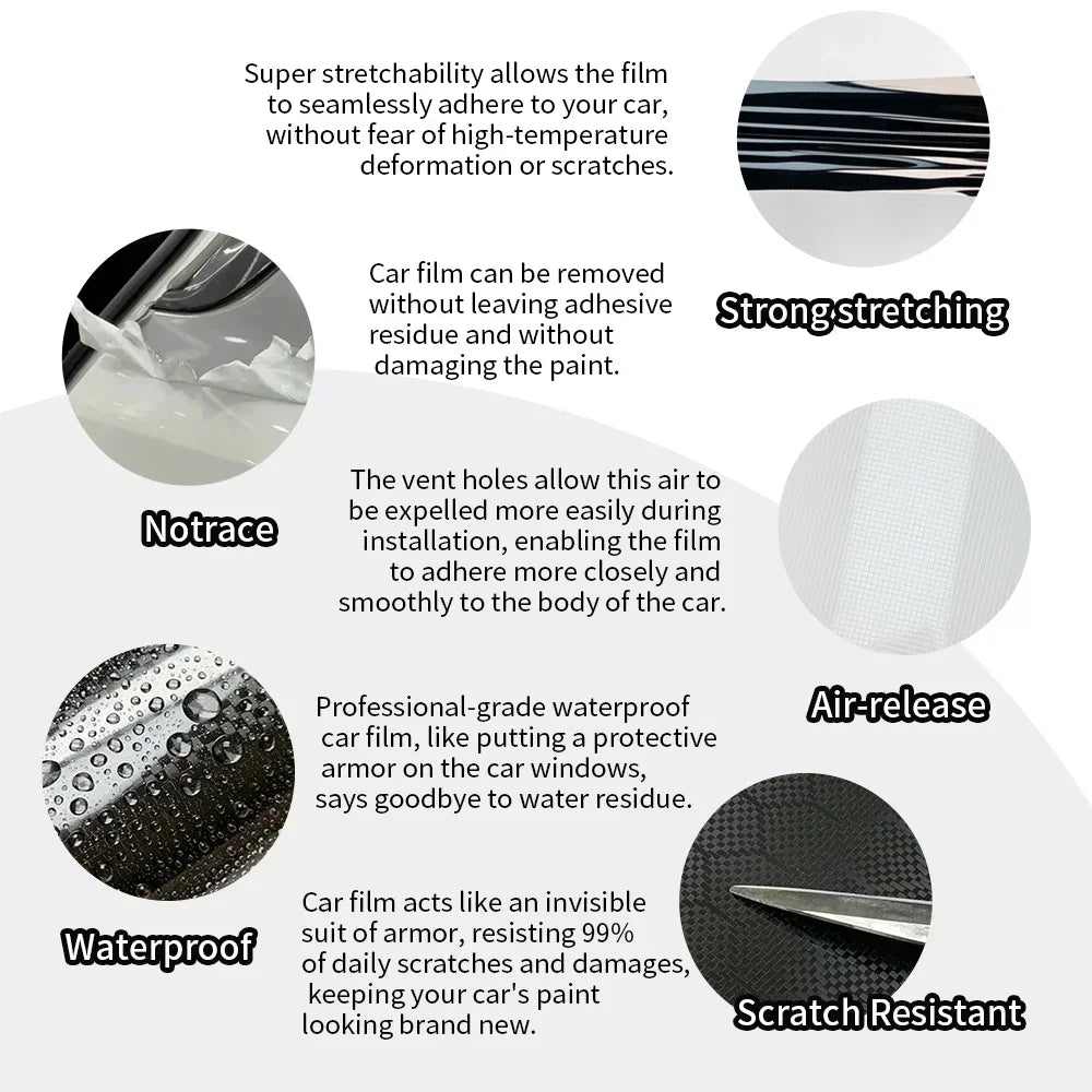 Car Adhesive Vinyl Honeycomb Auto Decal Wrap Film Waterproof Car Stickers Console Computer Laptop Helmets Skin Auto Accessories