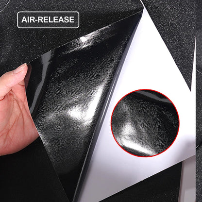 PVC 30/50CM Car Black Flash Film Vinyl Stickers Waterproof Self-adhesive DIY Decorative Stickers Auto Parts For Audi a3/q7/a4