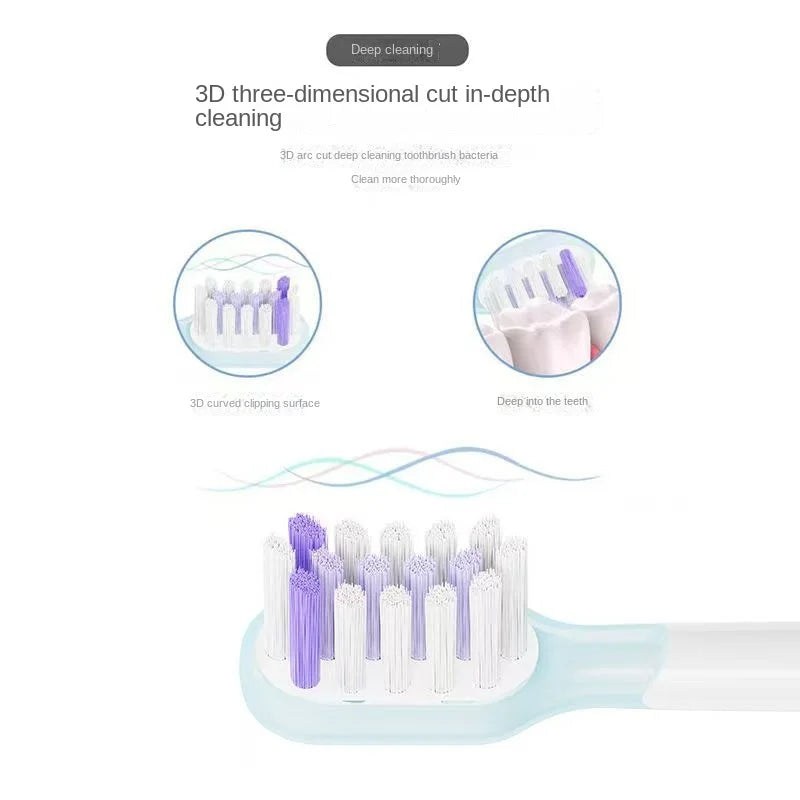 For LaiFen LFTB01-P-A-S Toothbrushes Head Sonic Electric Toothbrush Vacuum Packaging UV Sterilization