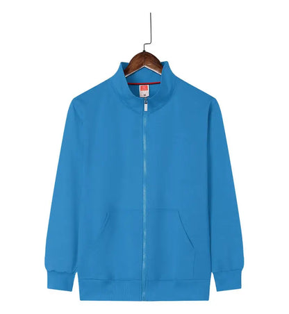 Men's And Women's Lightweight Jackets, Custom Logo Printing, Company Casual Jackets, Printed Designs Stand-up Collar Sweatshirts