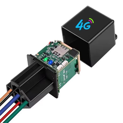 Hidden Relay 4G GPS Tracker Towed Move Tracking Car Vehicle Cut Off Oil ACC Monitor Locator  SMS Call Alarm Anti-theft System