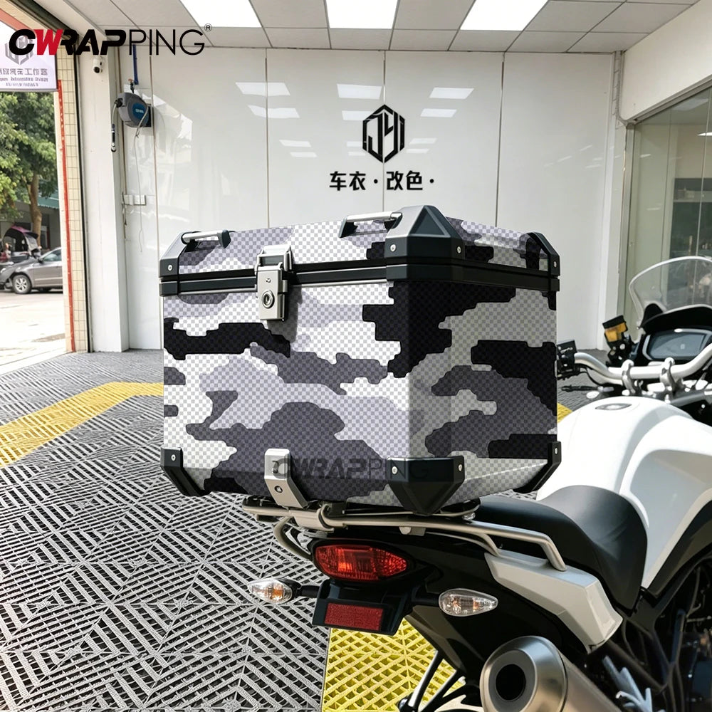 Camouflage Printing Car Wrapping Sticker Waterproof Automotive Vinyl for Motorcycle Self-adhesive Car Decals and Graphics Wrap