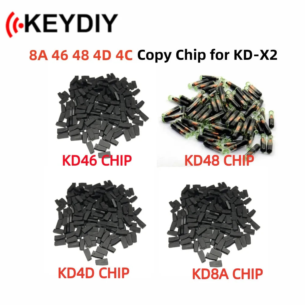 KEYDIY Transponder chip KD4D KD46 KD48 KD 8A H ID4C ID4D ID46 4C 4D G ID48 Copy Chip for KD-X2 KD X2 Key Programmer