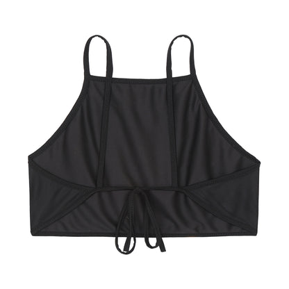 Shiny Sequin Tassel Bra Top Sexy Mini Lace-up Tank Top Camisole for Women Dancing Nightclub Crop Top Vests Bralettle Clubwear