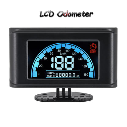 Multi-functional Car Truck LCD Meter 12v Digital Voltmeter / Water Temperature Gauge/RPM Tachometer/Oil Pressure Gauge 1/8NPT