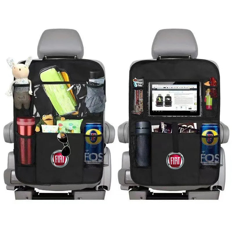 Car Seat Organizer Multifunctional Oxford Fabric Back Multi Pocket Storage Bag For FIAT 500 500E 500L 500C 500S 500X Accessories