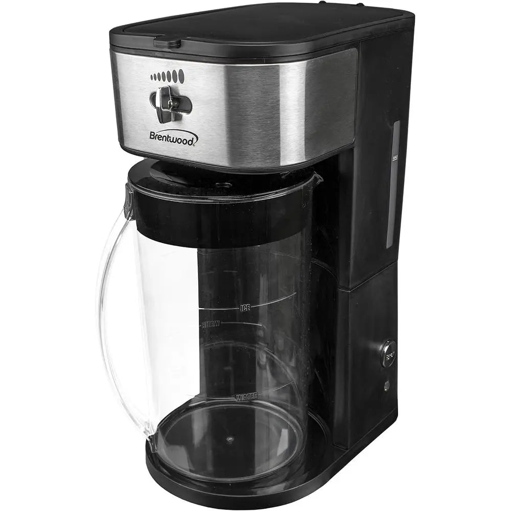 64 Oz Black Iced Tea and Coffee Maker with Pitcher