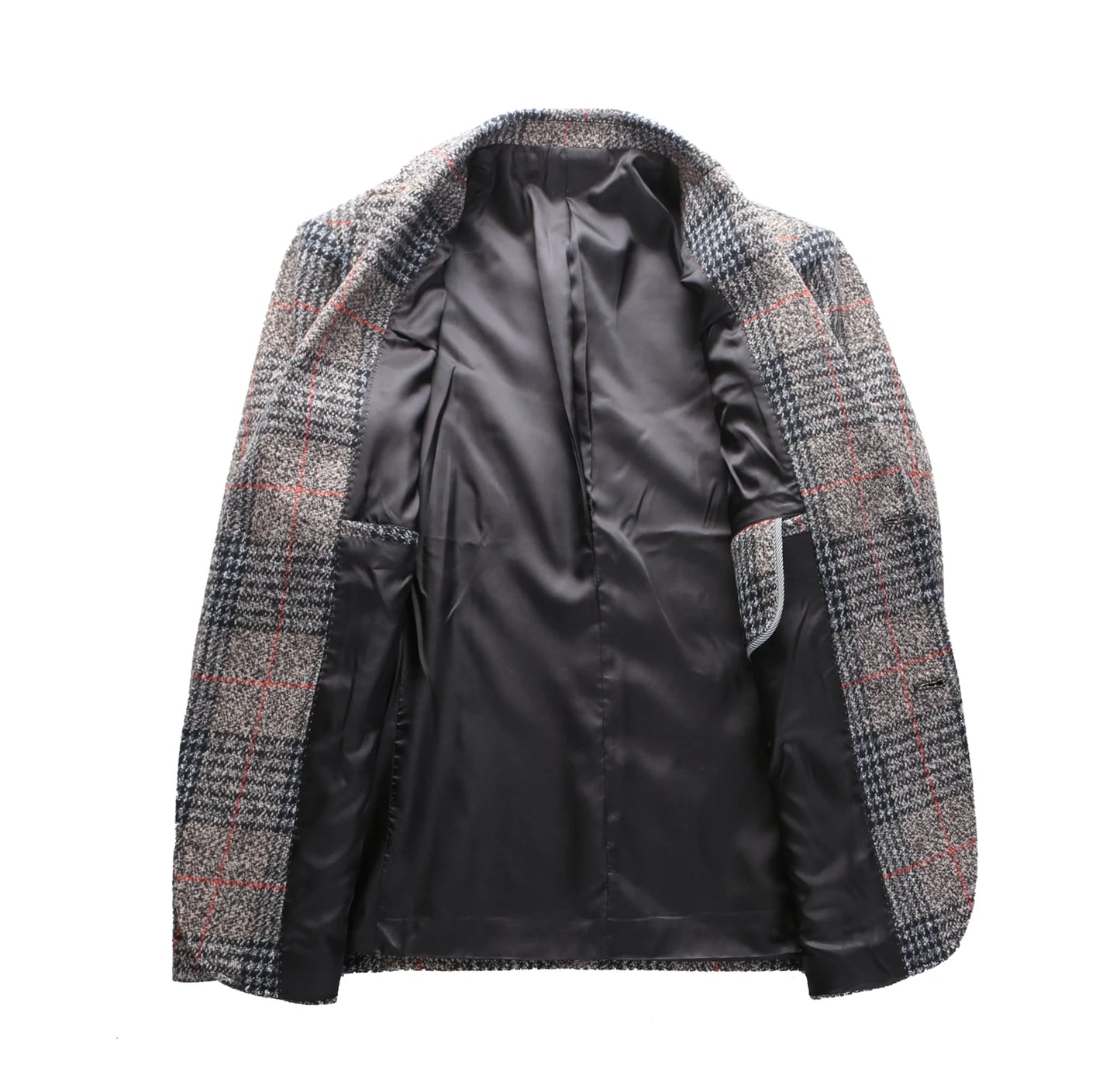 Spring Autumn Top Casual Suit Men's Wool Small Suit Middle-aged Young Korean Version Single West Jacket Autumn Men's Top