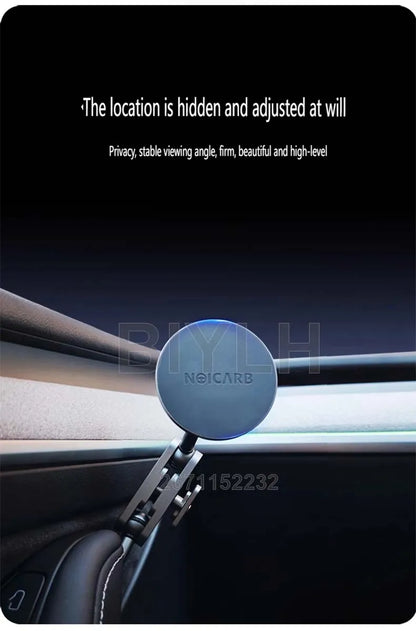 Car Metal Mobile Phone Holder For Tesla MODEL Y Model 3 Highland 2025 Powerful Magnetic Door Side Mobile Phone Holder Accessorie