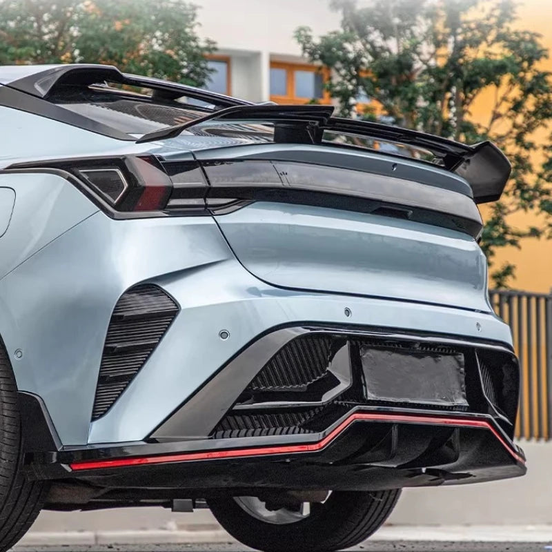 Gloss Black Tail Wing for ZEEKR 001 2021-2026 Modified New Style Top Wing Car Rear Spoiler Auto Accessories