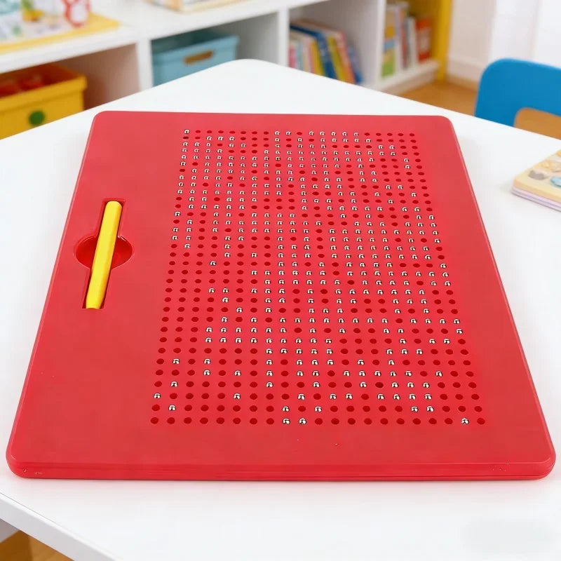 Magnetic Ball Drawing Board Kids Learning Drawing Sketch Pad Children's Graffiti Magnetic Drawing Board Kids Educational Toy