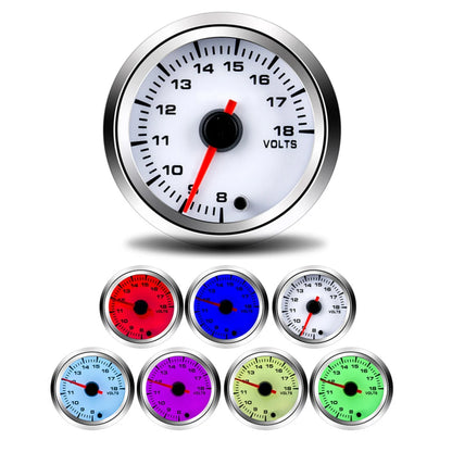 52mm 7 Colors Tachometer RPM Meter Water Temp Oil Temp Oil Press Voltmeter Boost Gauge Air-Fuel Ratio Gauge EGT Gauge Car Gauge