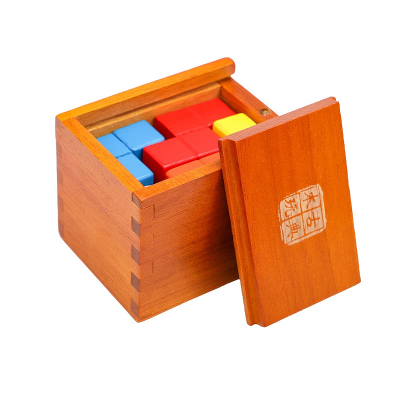 Disentanglement 3D Soma Cube Puzzle Montessori Brain Teaser IQ Logic Training Mind Challenge Educational Toys For Kids Adults
