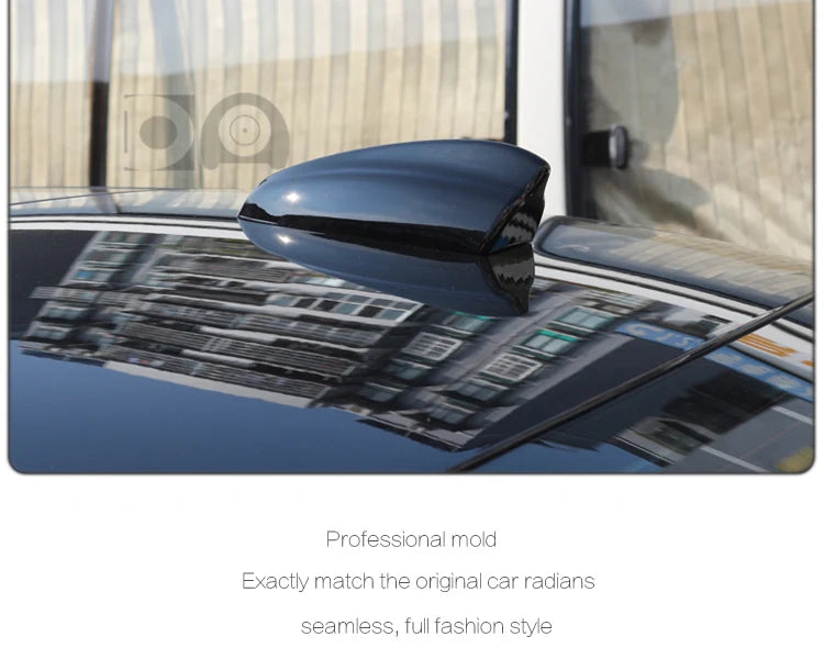Universal Super Shark Fin Antenna Special Car Radio Aerials Piano Paint Stronger Signal For Ford Kuga Flex Territory Ecosport