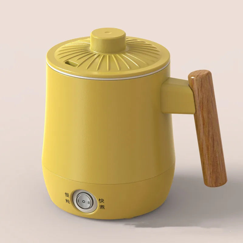 600ml Electric Cup Rice Cooker Health Kettle Hot Insulation Water Cup Non-stick Liner Pot Portable Noodle Cooking Pot 220V