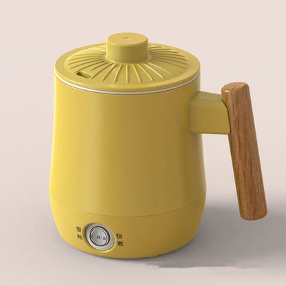 600ml Electric Cup Rice Cooker Health Kettle Hot Insulation Water Cup Non-stick Liner Pot Portable Noodle Cooking Pot 220V