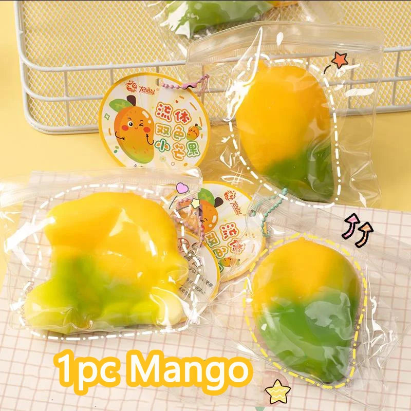 Squishy Food Potato Squeeze Stress Ball Fun Food Squishy Toy Fluid Sensory Slow Rising Fidget Toys Anti-stress Squishies Gift