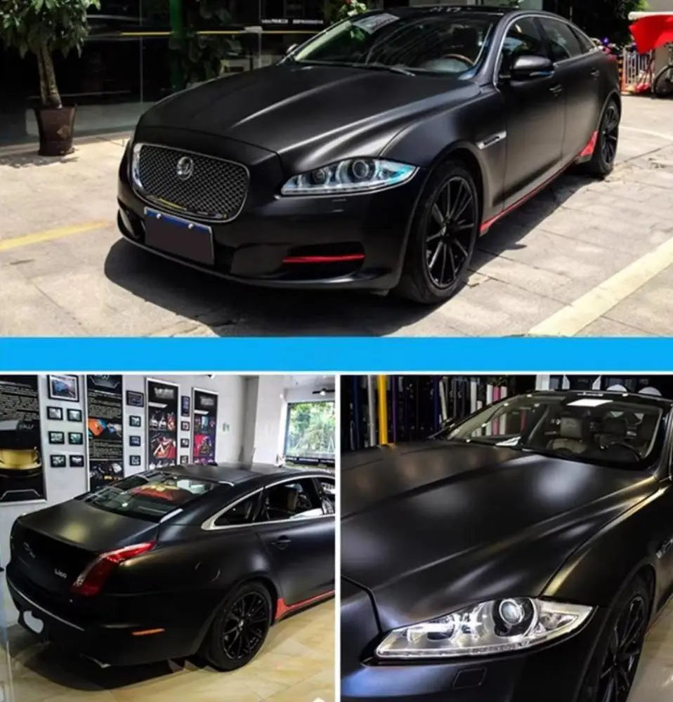 Multiple Colors Ice Metallic Matte Chrome Vinyl Car Wrap Film with Air Release Satin Car Stickers Foil