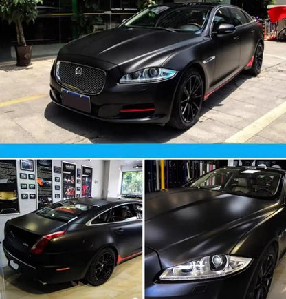 Multiple Colors Ice Metallic Matte Chrome Vinyl Car Wrap Film with Air Release Satin Car Stickers Foil