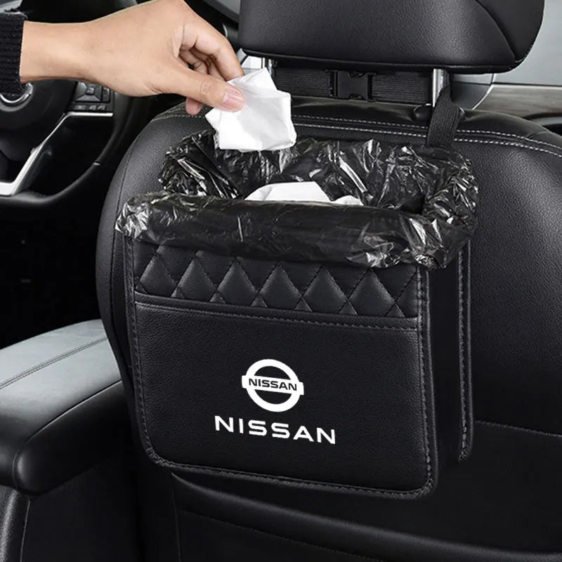 Auto Backseat Pocket Large Capacity Hanging Organizer Bag For Nissan J10 X-Trail Qashqai Juke Leaf Micra NOTE Patrol Pulsar