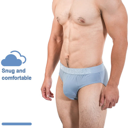 4pcs Mens Briefs Underpants Loose Plus Size Briefs Mid Waist Black Gray Sports Underwear Heavyweight Boys Breathable Panties 6XL