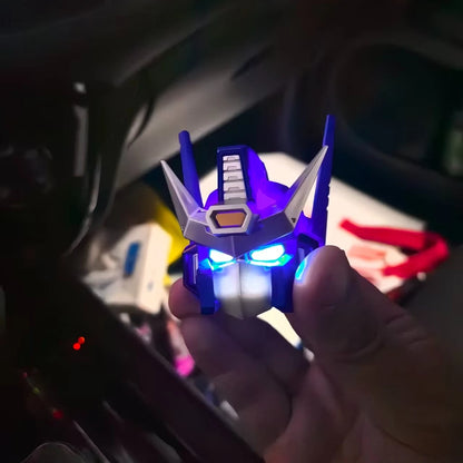 New AULDEY Transformers G1 Toy AAP Series Light-Up Head Sculpt Mecha Model Optimus Prime Dual Modes Pendant Display  Figure Gift