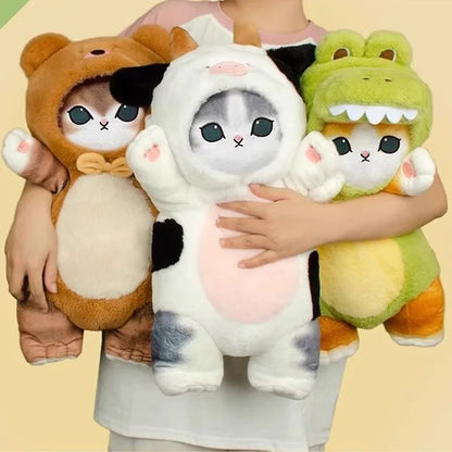 30/50cm Mofusand Kawaii Cos Cat Kawaii Animal Plushies Cosplay Animals Dinosaur Cow Bear Cute Plush Doll Children Gift Toy