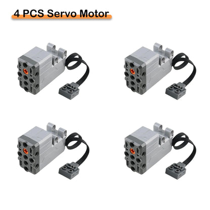 1/2/4/10PCS Generation 2 New MOC Power Function Parts L Servo Motor Power Modification Technical Bricks Educational Toy Kid Gift