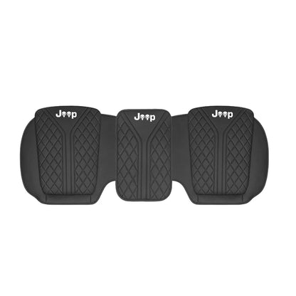 Car Seat Cushion For Jeep Rengade Compass Patriont Grand Cherokee 3D Embroidered Seat Protector Pad Front & Rear Seat Covers