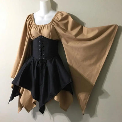 British Style Long Sleeve Sved Dress Women's Era Fashion Elegant Citywalk Gown Other Fabric Other Composition Winter Season