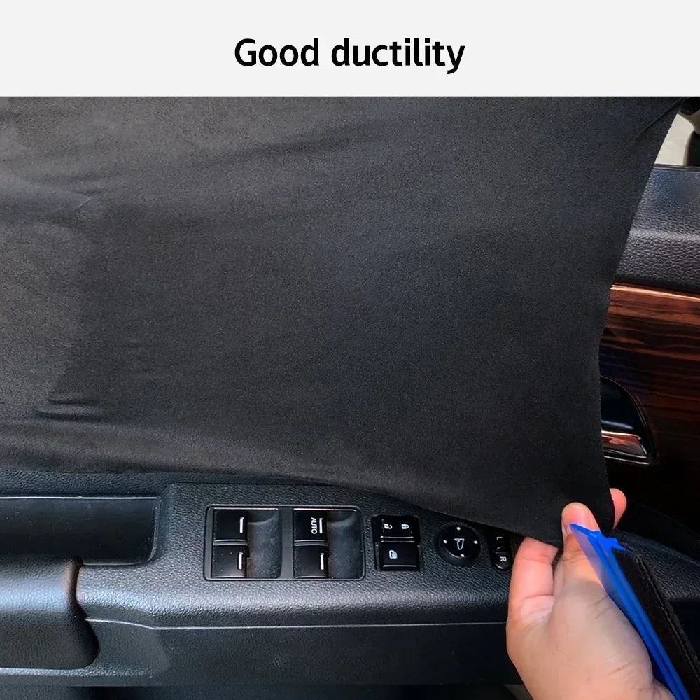 Car Body Film Vinyl Wrap Decal Vinyl Wrap  Self-Adhesive Auto Interior Door Suede Stickers Leather Repair for Car Accessories