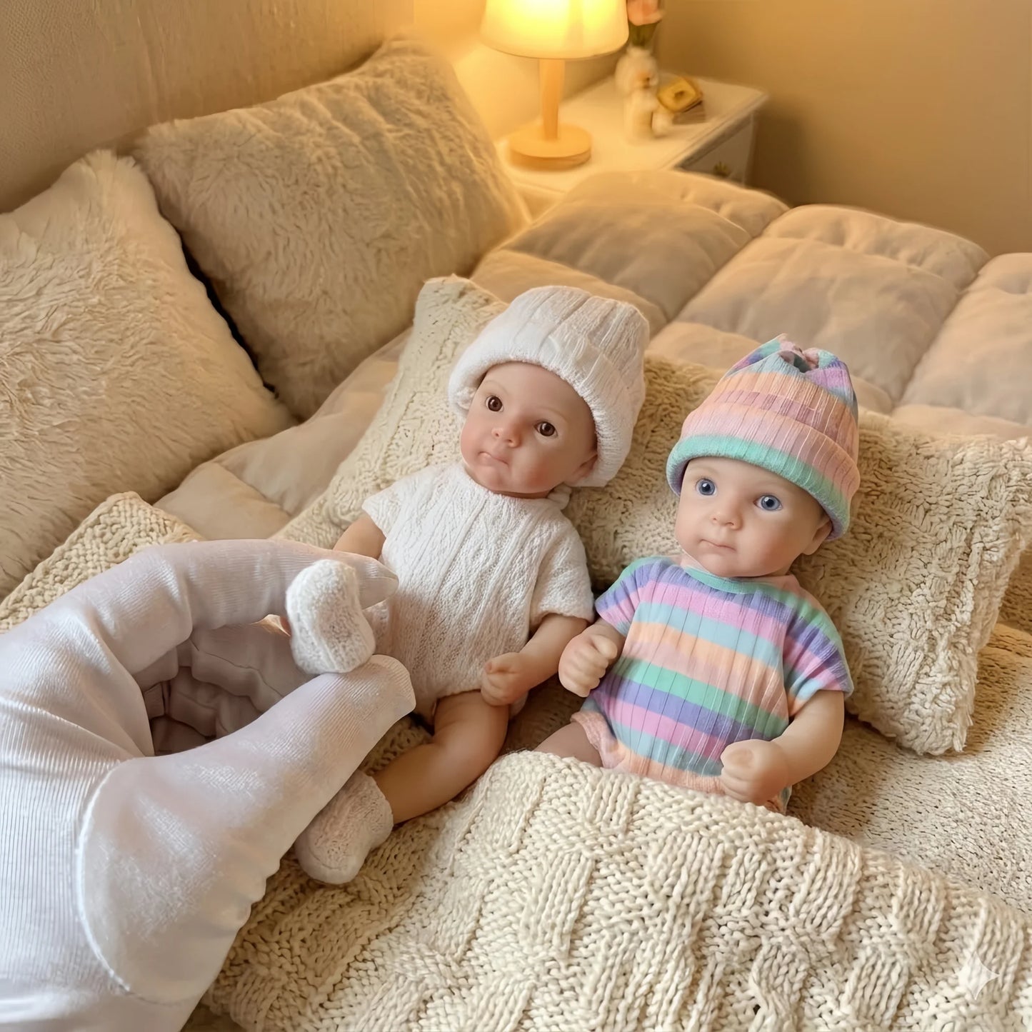 1PCS/15cm Cuddly Mini Bettie Palm reborn babies silicone realistic Girl&Boy Washable Soft Touch Lifelike Mini Silicone Doll