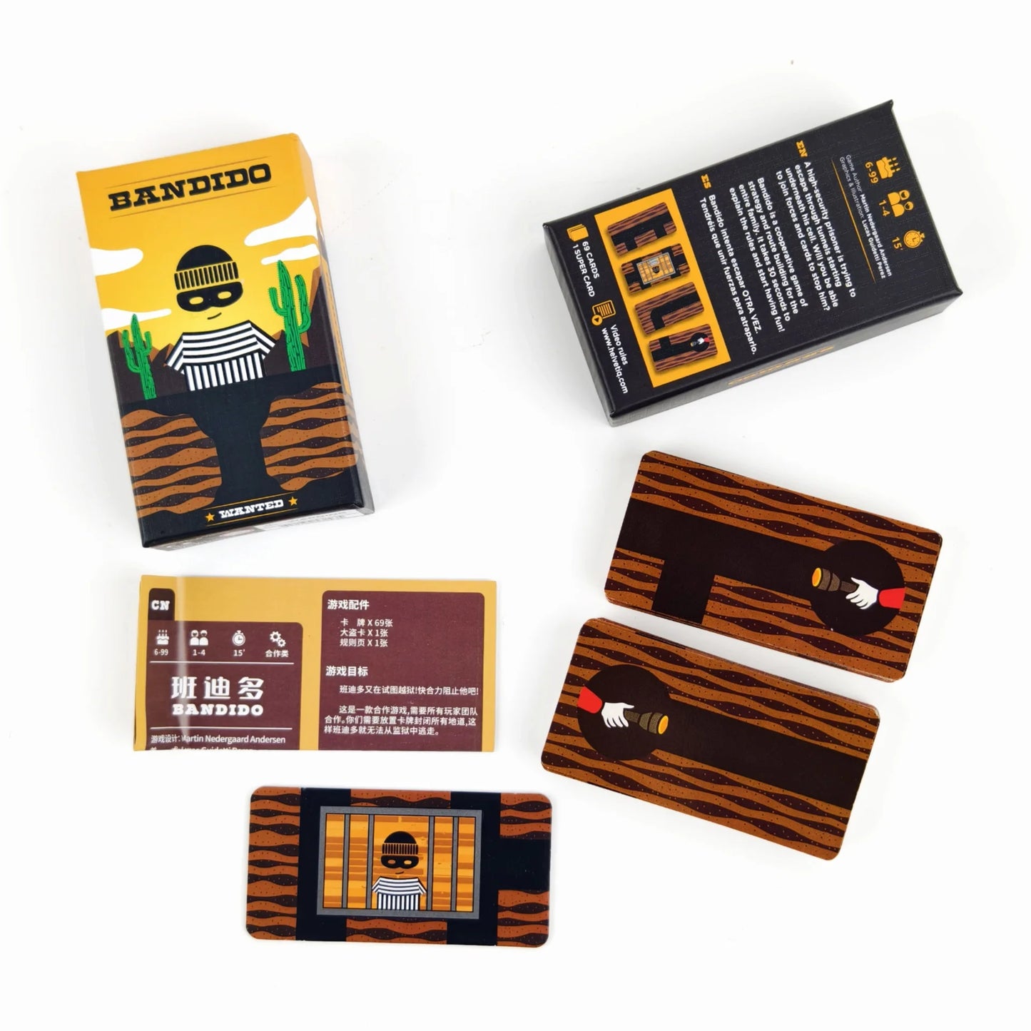 2026 Hot Bandido Bandida Board Game 1-4 Players Strategy Puzzle Card Game For Kids & Adults Party Family Fun Strategy Game