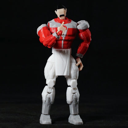 3D Printed Invincible Thragg Toys Action Figures Anime Model Dummy 13 Superheroes Multi-Jointed Toy Ornaments Gift